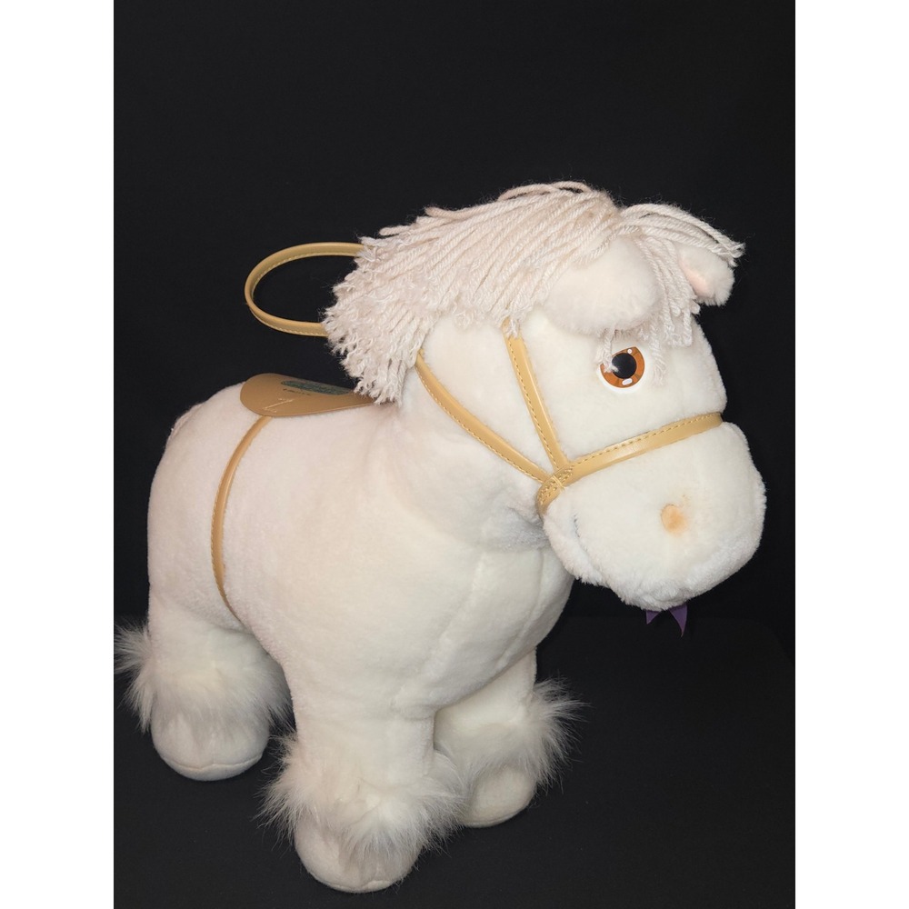 1984 Cabbage Patch Kids‎ Show Pony Plush Horse with Ribbon and Saddle - Picture 5 of 7